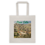  Borsa in cotone - Stampa Pizzo Sella-natural-fronte