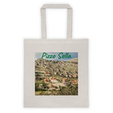  Borsa in cotone - Stampa Pizzo Sella-natural-fronte
