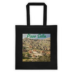 Econostri - Borsa in cotone - Pizzo Sella-nero-fronte