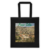 Econostri - Borsa in cotone - Pizzo Sella-nero-fronte